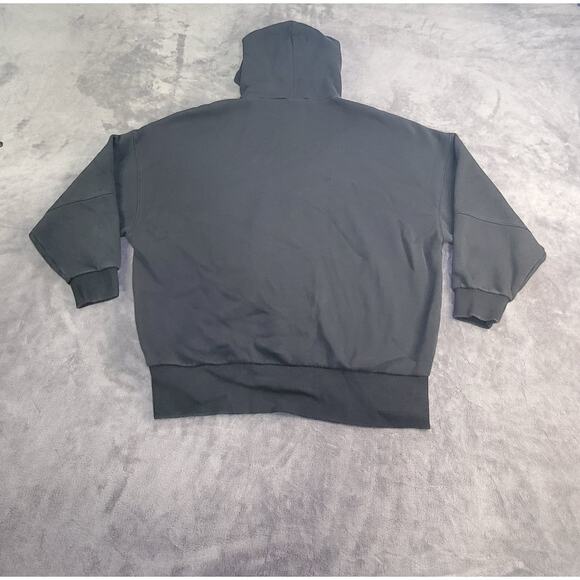 Reebok Women's Sz M Lux 24k Gold Fleece Sweatshirt Hoodie Winter C12-9 - Picture 9 of 10